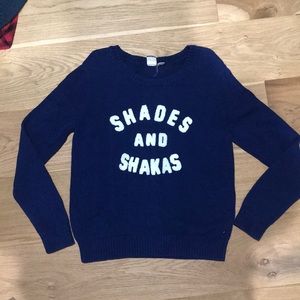 Roxy navy blue sweater